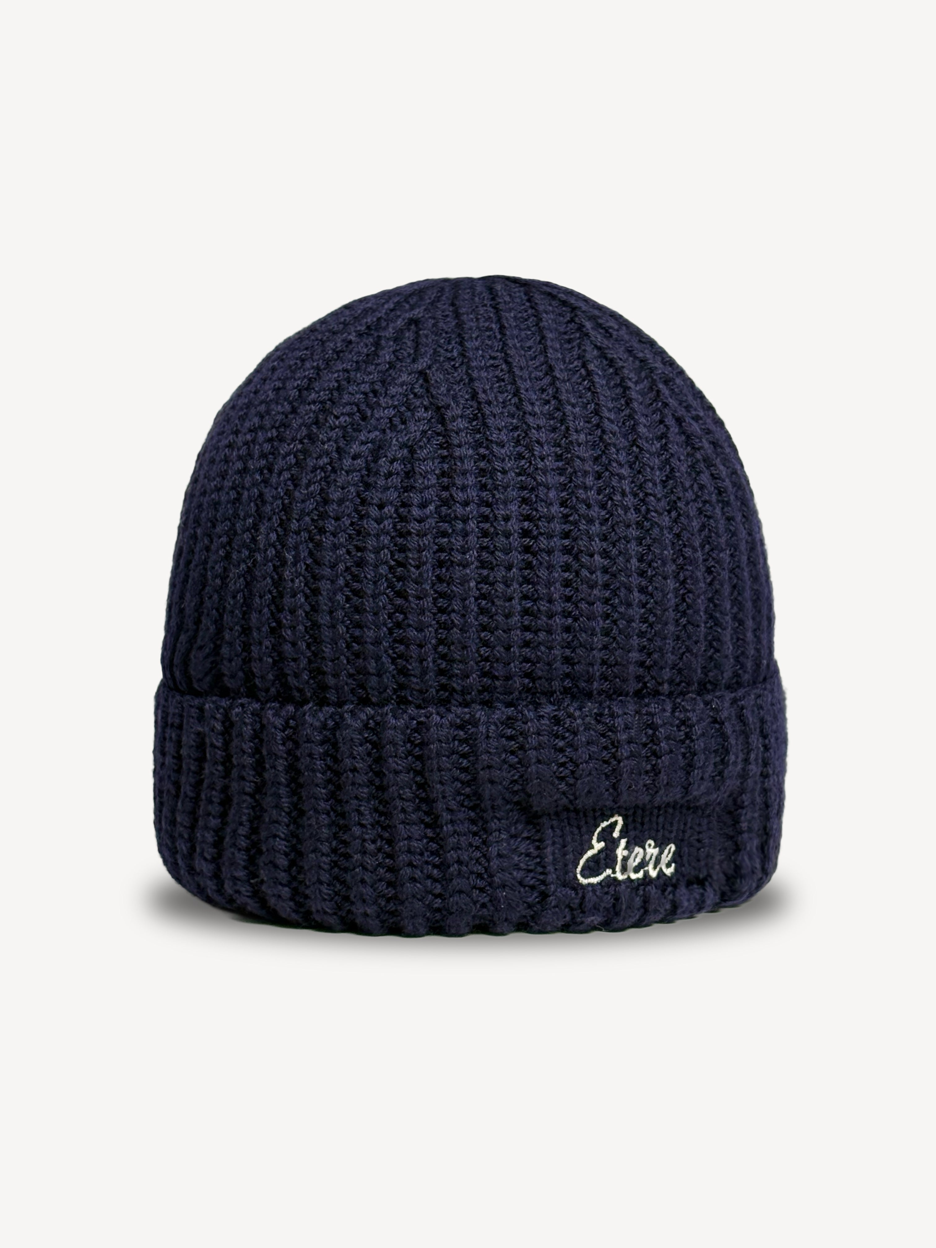 Cuffia uomo blu navy