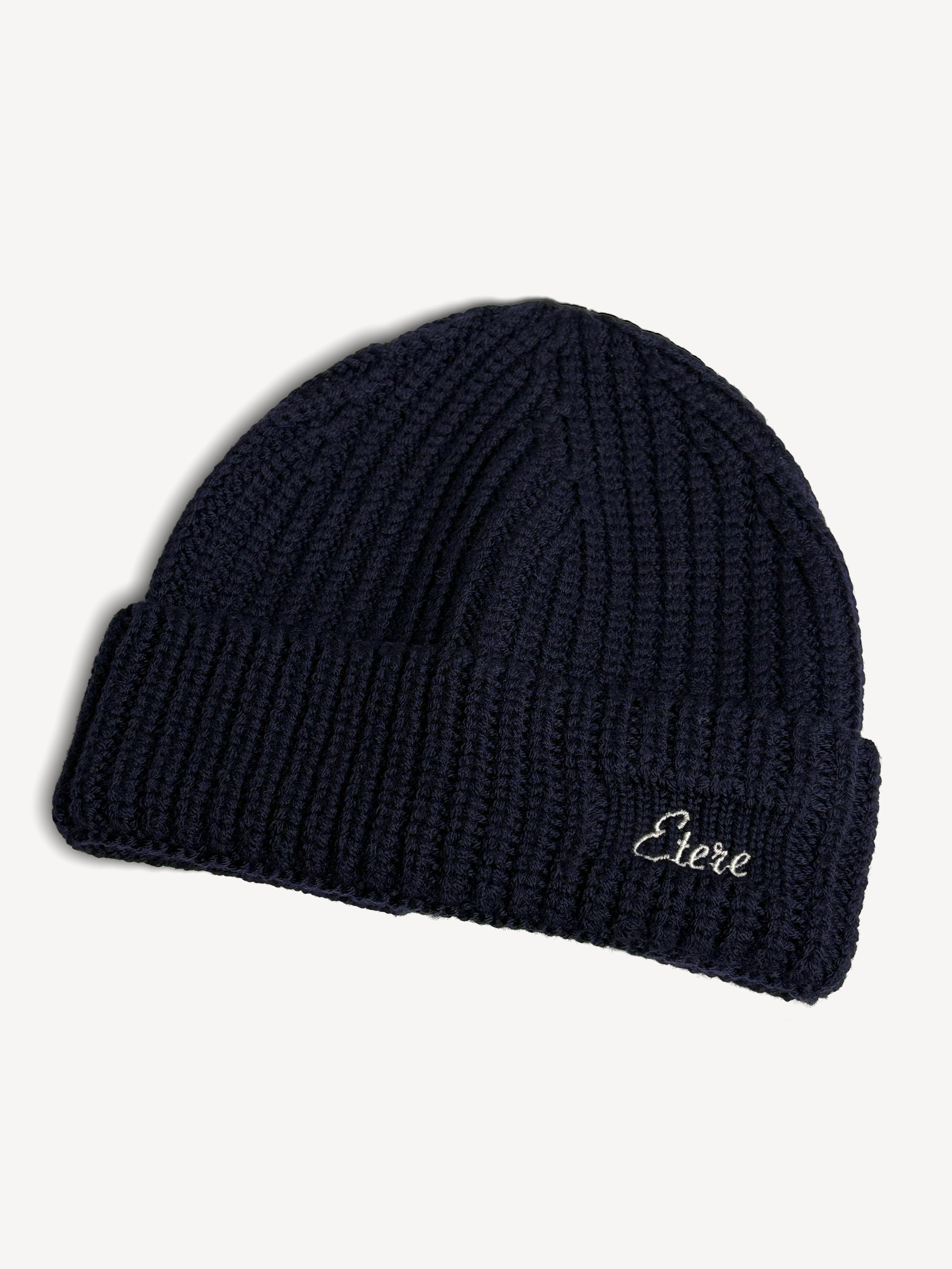 Cuffia uomo blu navy