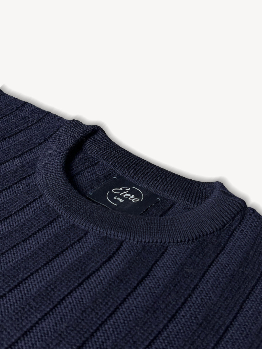 Maglione di lana blu navy