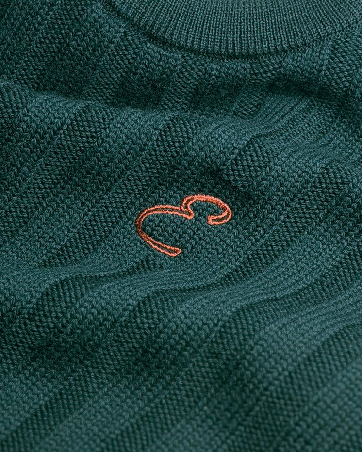 Maglione di lana bosco