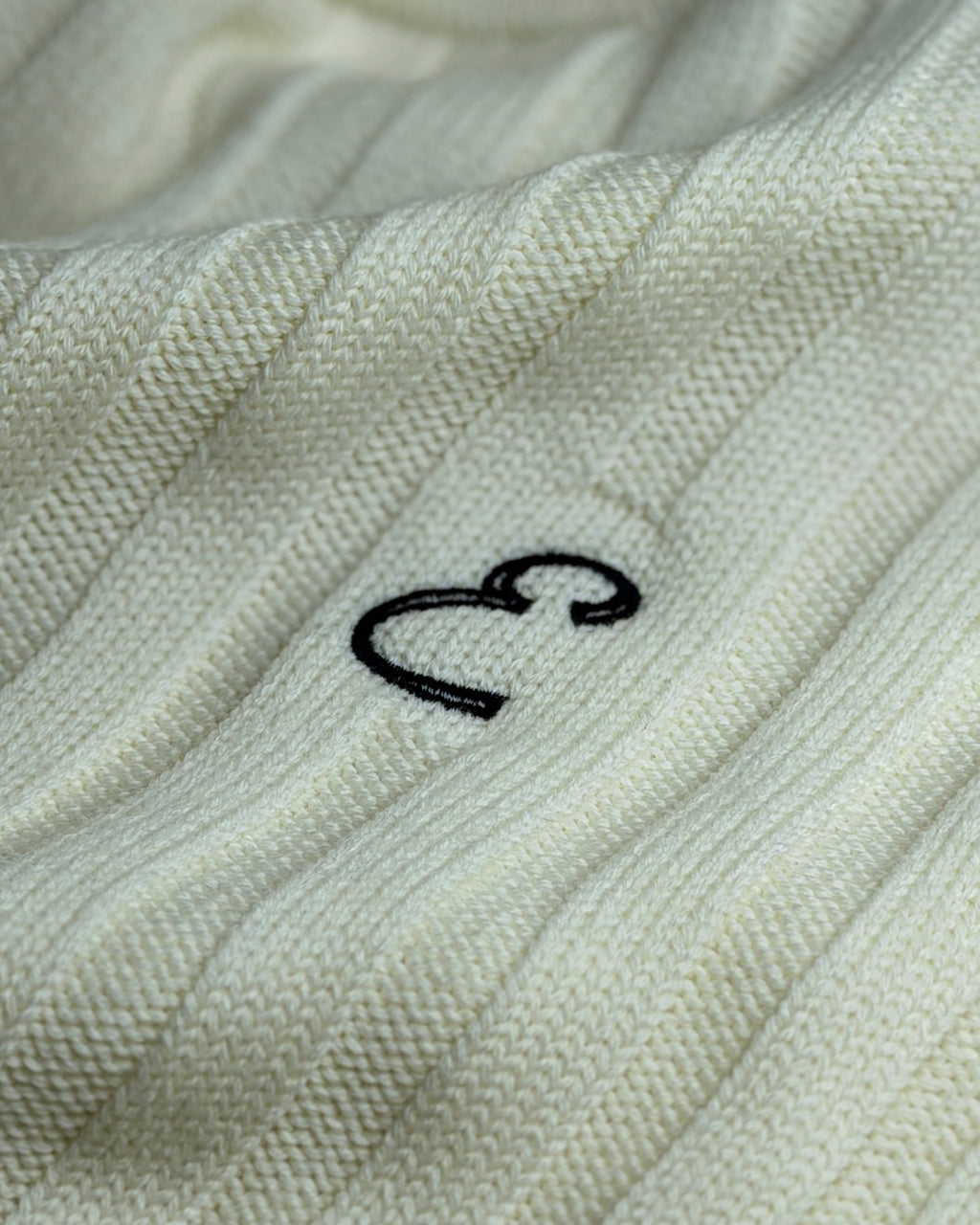 Maglione di lana panna