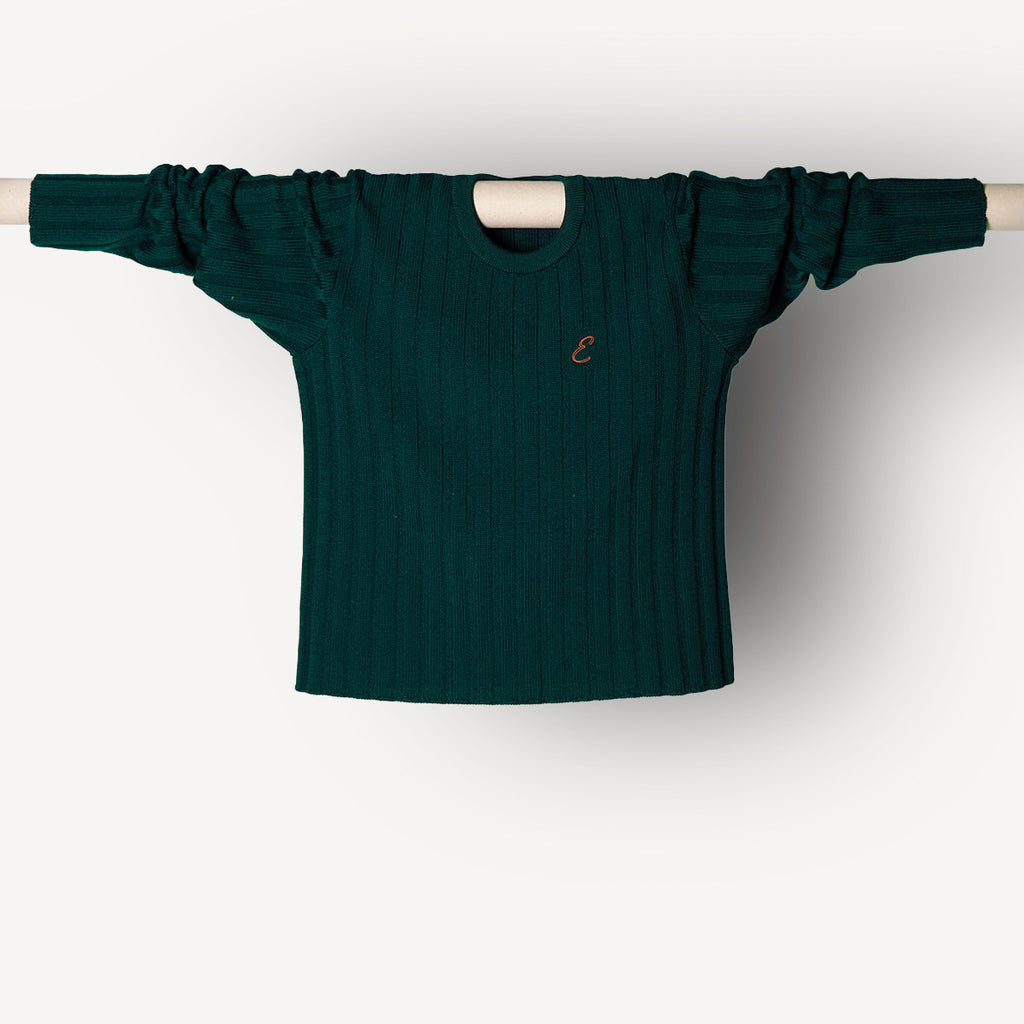 Maglione di lana bosco